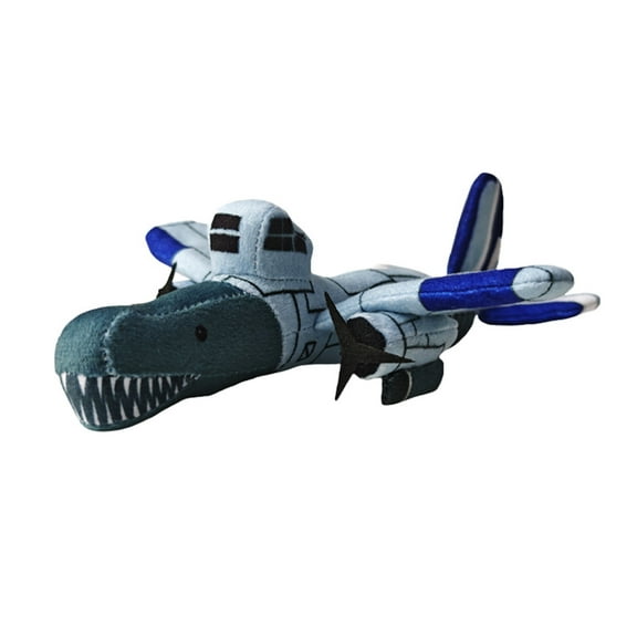 9.8In Bombardino Crocodilo-B Plush Toy Italian Brainrot Animals Peripheral Plush Doll Stuffed Animal Ai Plush-Grey#0828