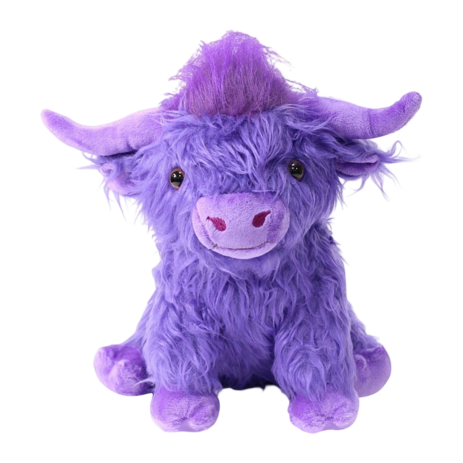 9.8Inch Cute Highland Cow Stuffed Animal Plush Doll, Perfecr Birthday Christmas Holiday Valentines Gifts, Easter Basket Stuffers