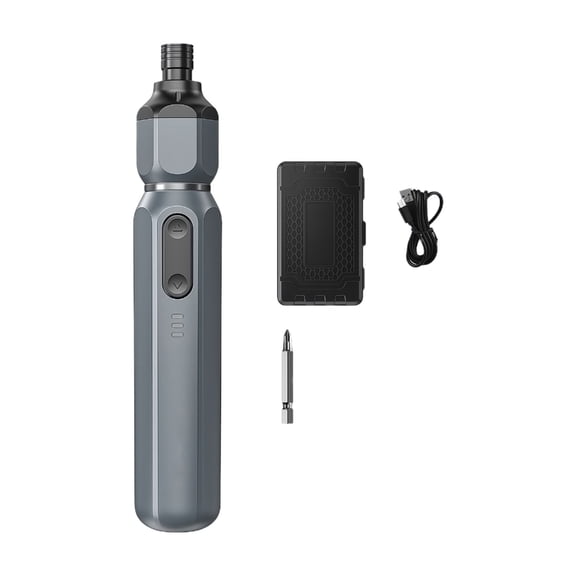9.8V Cordless Electric Screwdriver with Drill Bit For Home Rechargeable Battery Adjustable Wireless Screwdriver
