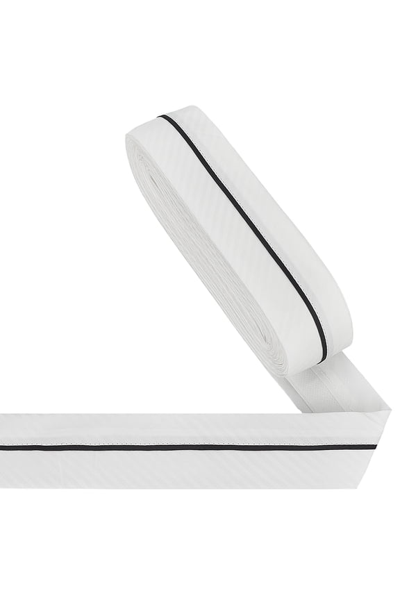 9.8Yard White with Black Line Suit Trouser Waist Lining Trim 2inch Wide Classic Tailor Waist Band for Trouser Making Garment Accessories Repairing