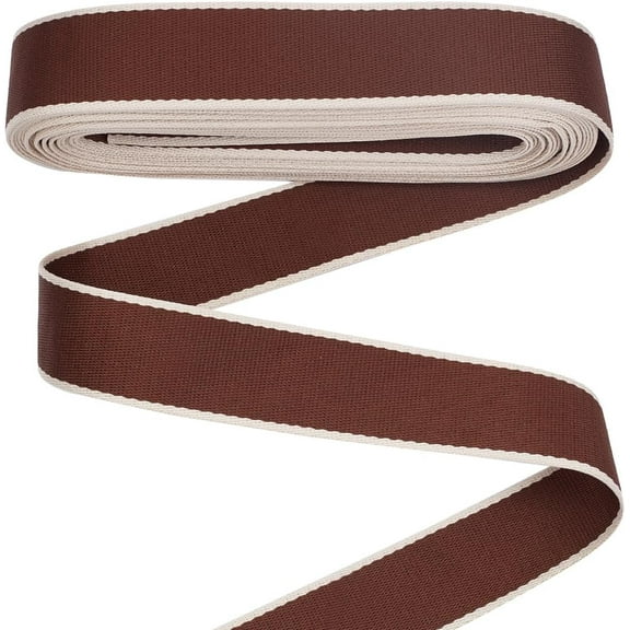 9.8Yards Webbing Straps Nylon Webbing 1-1/2Inch Wide Striped Ribbons Heavy Sewing Webbing Flat Straps Webbing