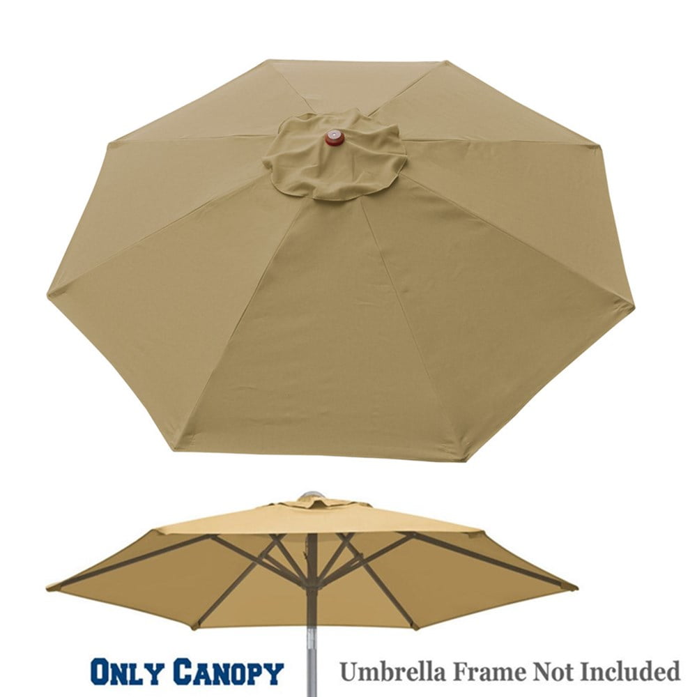 Topchances Patio Umbrella Replacement Cover, 9.8ft 8 Ribs, UV ...