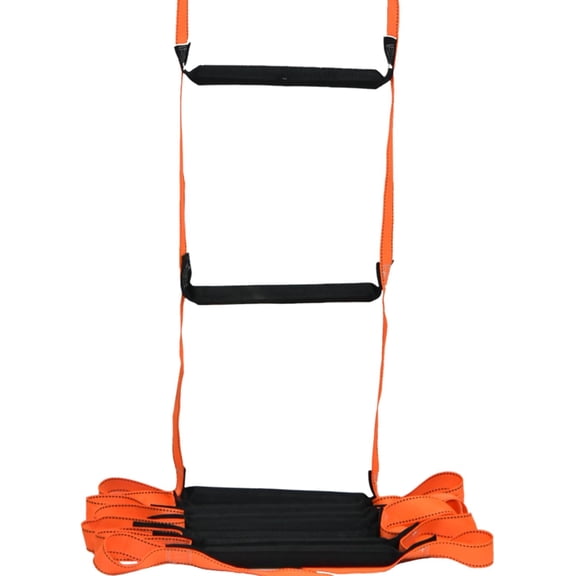 9.8ft Fire Escape Ladder, Emergency Safety Rope Ladder for Windows, Balconies, or Treehouses, Reusable and Easy to Deploy