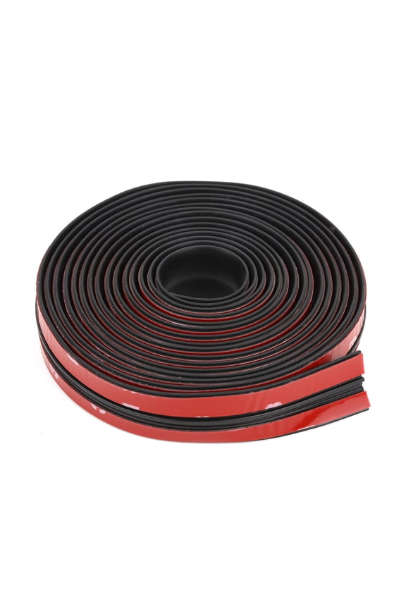 9.8ft T-Type Universal Car Windshield Sealing Strip,Door,Sunroof Windshield Sealing Edge Protector Self-Adhesive Rubber Sealing Strip (Black)