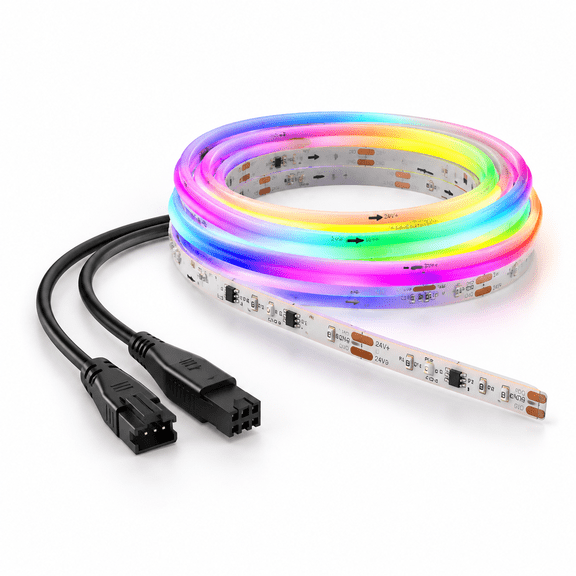 9.8ft Ws2811 Dual Ic Chasing Rgbcct Dc24v Cob Led Strip Light