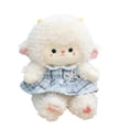 thumbnail image 1 of 9.8in Warm Dressed Sheep Plushie for Sleeping, Soft Lamb Body Pillow, Stuffed Animal Hugging Doll, Cozy Fleece Sheep Figurine, Decorative Soft Plush Gift for Bedroom Decor, 1 of 5