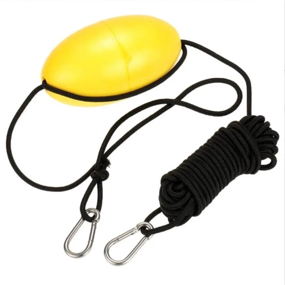 9.8m/32.2ft Drift Anchor Float Accessories Yellow Anchor Rope Sea Drogue For Marine Boat Yacht ,Versatile