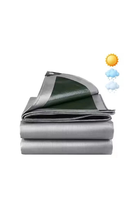 10x20FT Tarp, Eurhowing 12 Mil Tarps Heavy Duty Waterproof Poly Tarp Cover, UV & Tear Resistant Tarpaulin for Truck Construction Farm