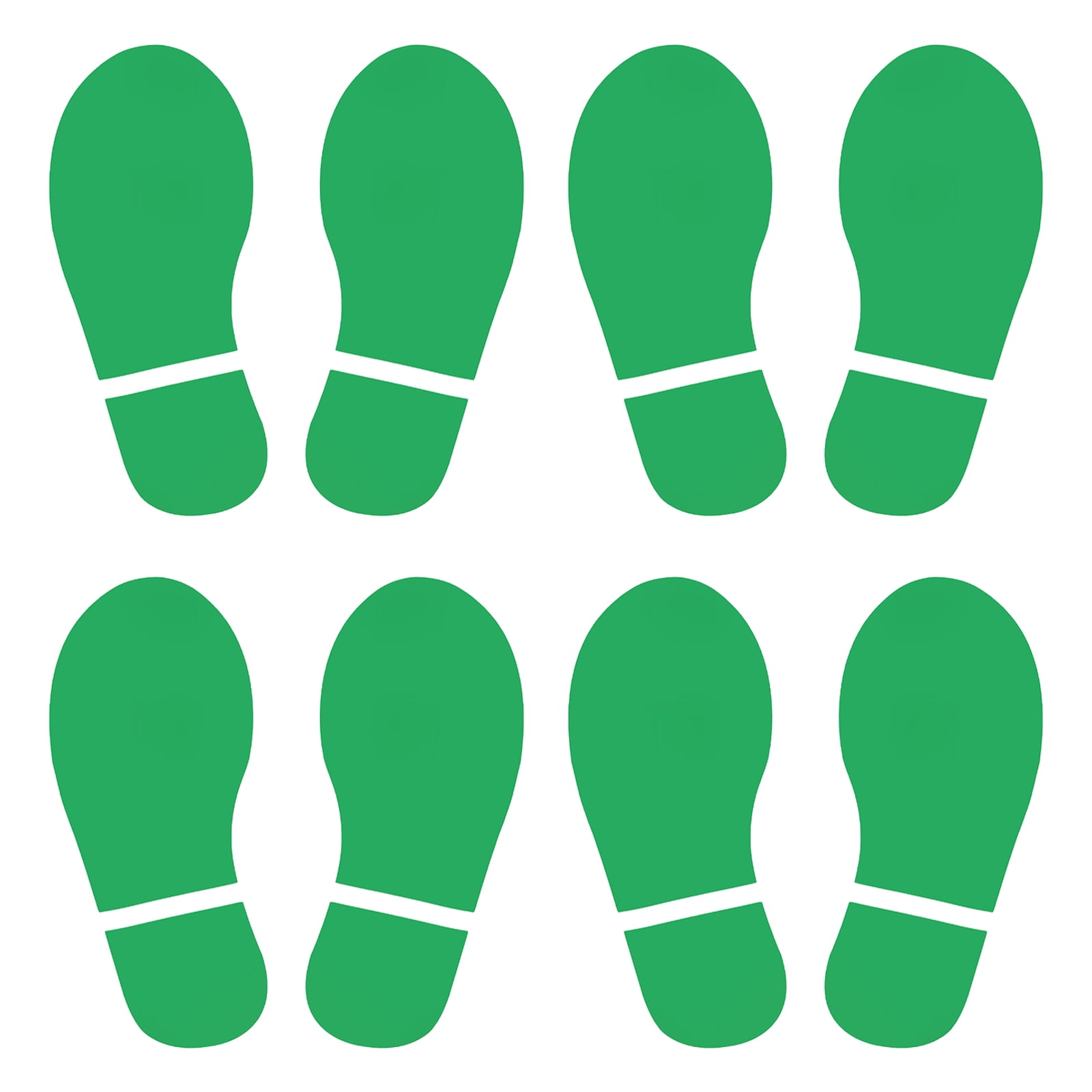 9.8x3.7" Footprints Floor Stickers Footprint Wall Stair Decal Sticker
