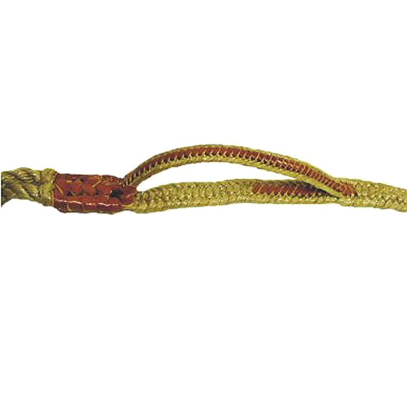 -9/9 Saddle Barn Super Pro Full Leather Laced 9 Plait Left Hand Bull Rope
