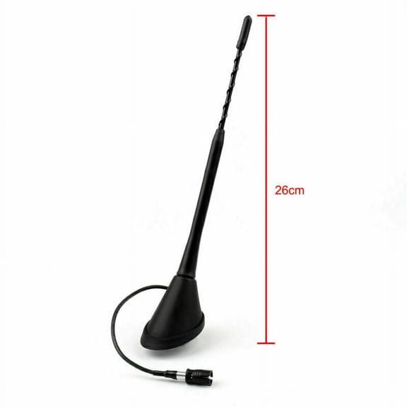 9"Amplified AM/PM Roof Aerial Antenna+Base Combo Set For VW Jetta Bora Passat