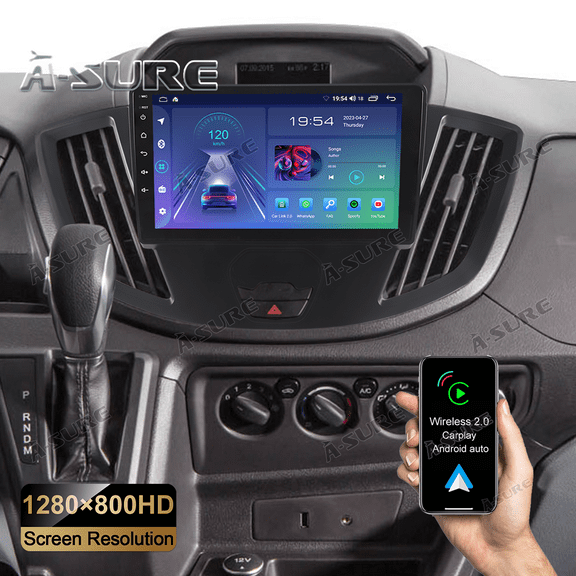 9'' Android 13 2+32GB Car Stereo Radio for Ford Transit 2015-2019 Wireless CarPlay GPS Navi BT WIFI RDS DSP