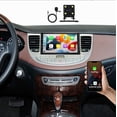 thumbnail image 1 of 9" Android 13 Car Stereo Fit for Hyundai Genesis 2009-2014, 4+64GB, Built-in Wireless CarPlay & Android Auto, AHD Backup Camera & Microphone Included, 1 of 10