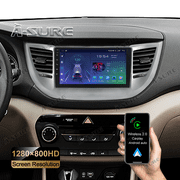 9" Android 13 Wireless CarPlay Car Stereo for Hyundai Tucson TL 2016-2018 GPS Navi 2+32GB Car Radio WiFi Bluetooth DSP RDS SWC