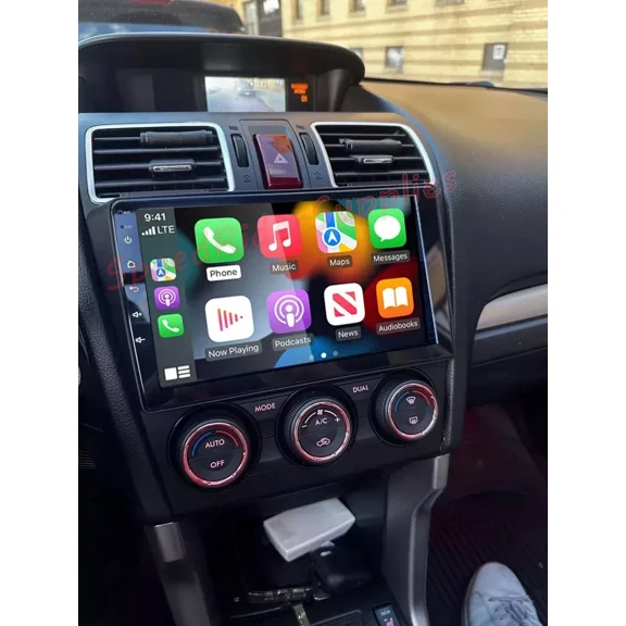9" Android 14 Car Stereo Fit for Subaru Forester/WRX/XV 2012-2015, 4+64GB, Wireless CarPlay & Android Auto, Built-in GPS Navigation, 2 Din, Mirror Link, RDS, WiFi/Bluetooth