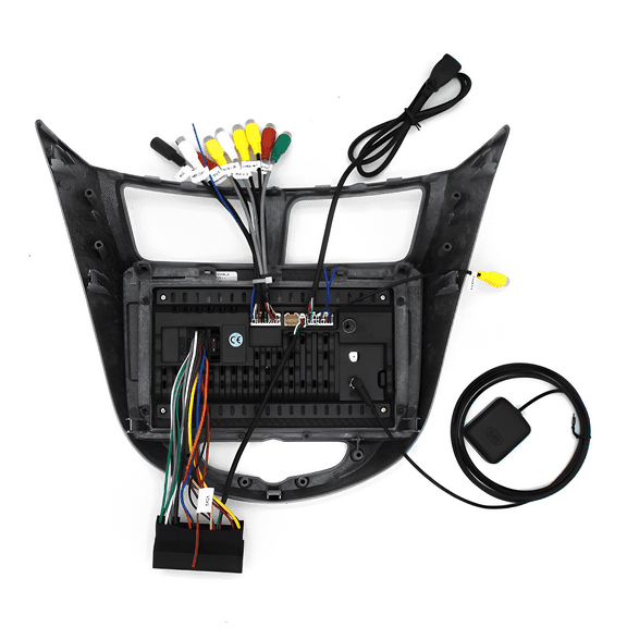 9" Android 15 Car Stereo GPS Navigation 2+32G Head Unit Wireless CarPlay Android Auto Bluetooth WiFi FM RDS SWC AHD Backup Camera for Hyundai Accent Verna 2011-2019