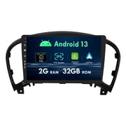 9 Android Double Din Car Stereo Head unit Fit for Nissan Juke 2004-2016 GPS Navigation Free Backup Camera |9 Inch |Support DAB WIFI BT5.0 SWC Carplay 4G |2G+32G |