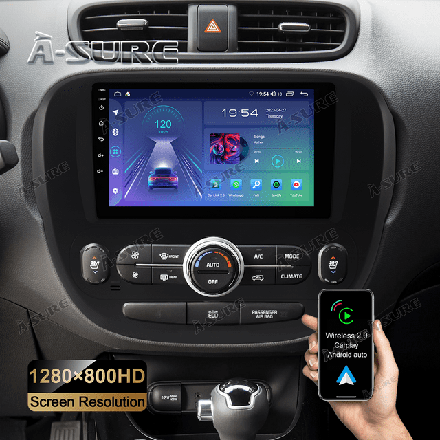 9'' Apple CarPlay for Kia Soul 20142019 2+32G Android 12 Car Stereo