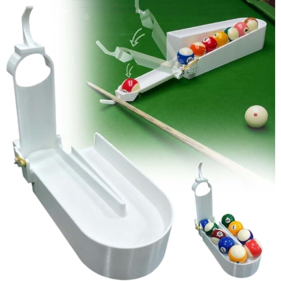 9 Ball Pool Triangle Rack, Precision Billiards Training Rack for Solo Practice, Snooker Accessory with Maintenance Kit