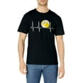 thumbnail image 1 of 9 Ball Shirt - Pool Player Nine Ball Heartbeat Gift T-Shirt, 1 of 4