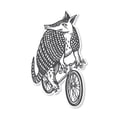 thumbnail image 1 of 9-Banded Biker Sticker, 1 of 3