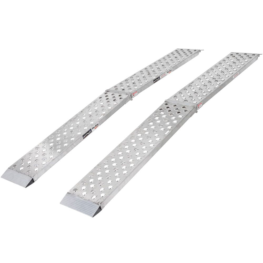 Turf Ramps Big Boy 9' Aluminum Folding Dual Runner Lawn Mower Ramps, 3000 lb ...