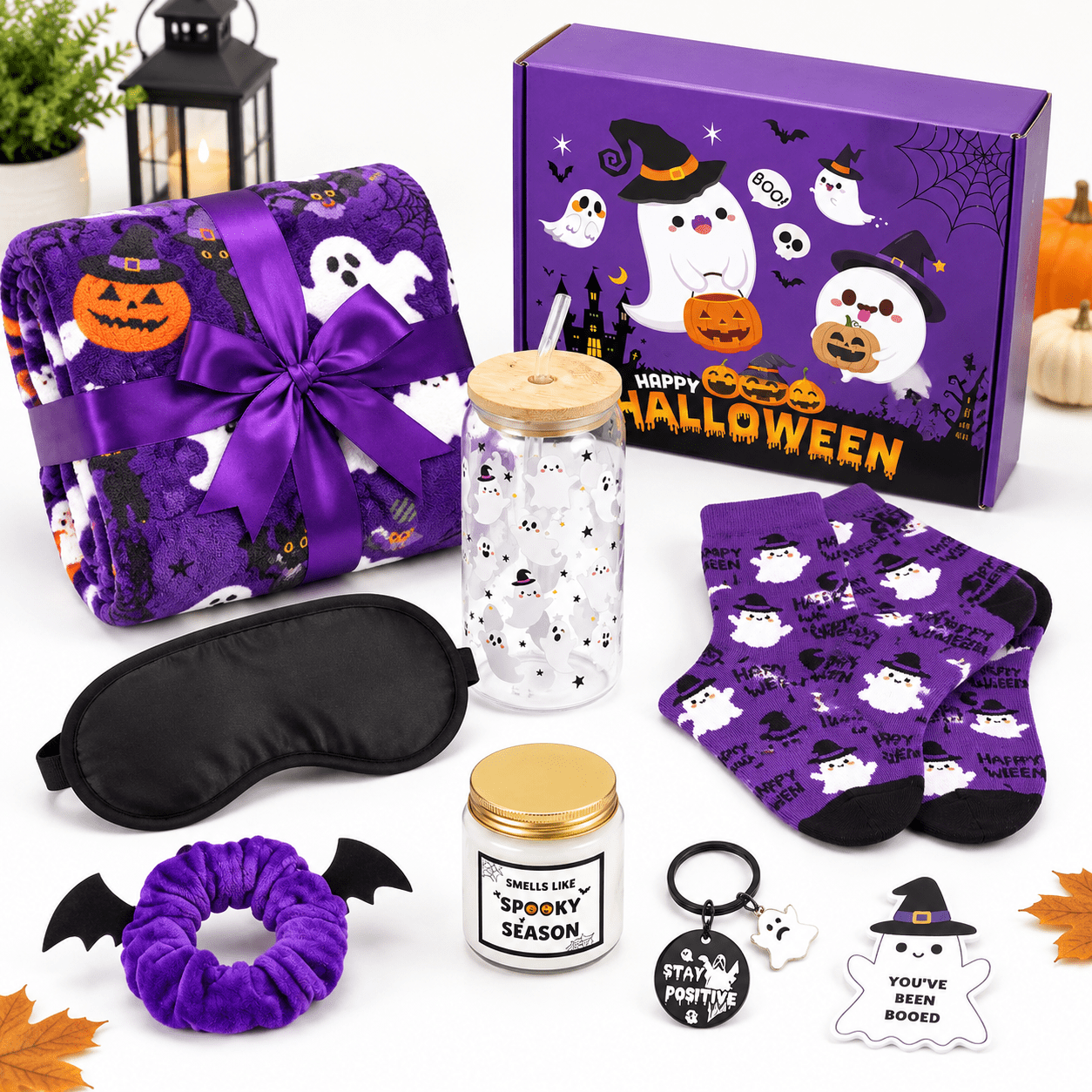 9 Boo Basket Stuffers Gift Set For Women Purple - Walmart.com