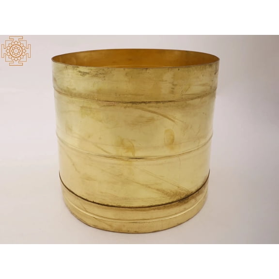9" Brass Storage Container
