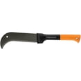 thumbnail image 1 of 9" Brush Axe with Safety Sheath - Fixed Handle -Curved Blade Branch Chopping Axe - Yard and Garden Tools - Black/Orange, 1 of 8