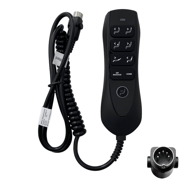 9 Button 5 Pin Controller Hand Control Massage Remote Model HS.10.09.03 B Handset Replacement with USB for Lift Chair Power Recliner Electric Sofa