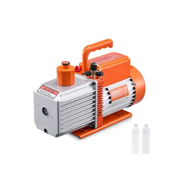 9 CFM 2-Stage Vacuum Pump Kit - for R134a R22 R410a HVAC Systems - Automotive AC Repair - Includes Oil - Resin Degassing