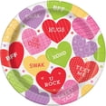 thumbnail image 1 of 9" Candy Valentine's Day Party Plates, 8ct, 1 of 1