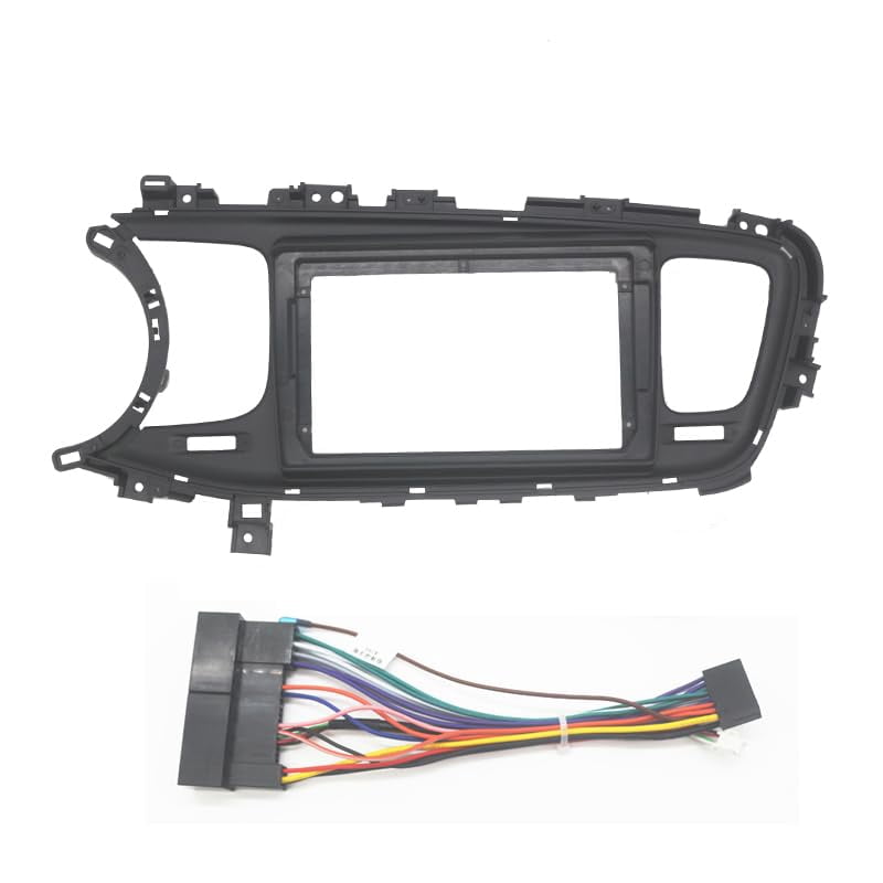 10.1" Car Radio Fascia Frame With Power Harness For Toyota Tundra 2007-2013 & Sequoia 2008-2018 – 16-Pin Plug