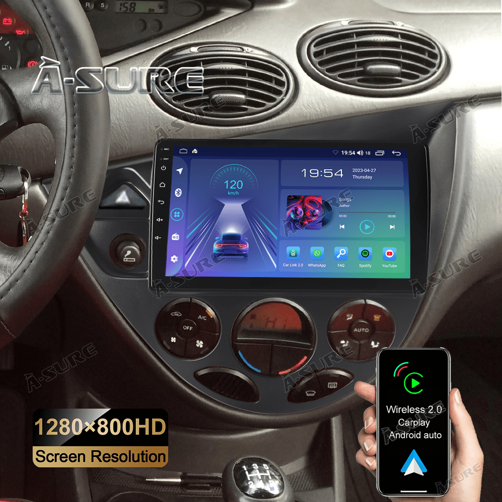 9'' Car Stereo Radio Android 12 CarPlay for Ford Focus 1998 9'' Car Stereo Radio Android 12 CarPlay for Ford Focus 1998
