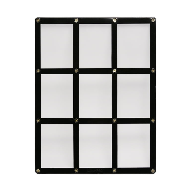 Ultra PRO: Screwdown Holder - Black Frame (9-Card) - Walmart.com