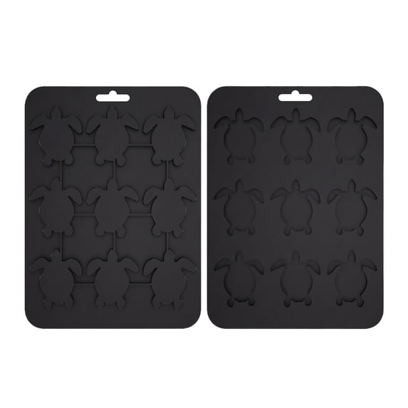 9 Cavity Sea Turtle Silicone Ice Mold Ocean Animal Shape Tray for Ice ...