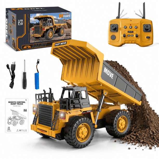 その他 Rc dump 13 Channel Remote Control Dump Truck Toys, RC Construction Toy