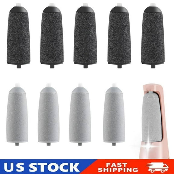 9 Coarse Pedicures Replacement Heads for Flawless Pedi Electric Tool Foot File