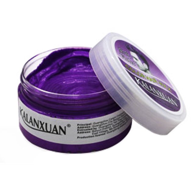 9 Color Hair Colors Wax Dye Temporary Molding Paste 8 Color Blue