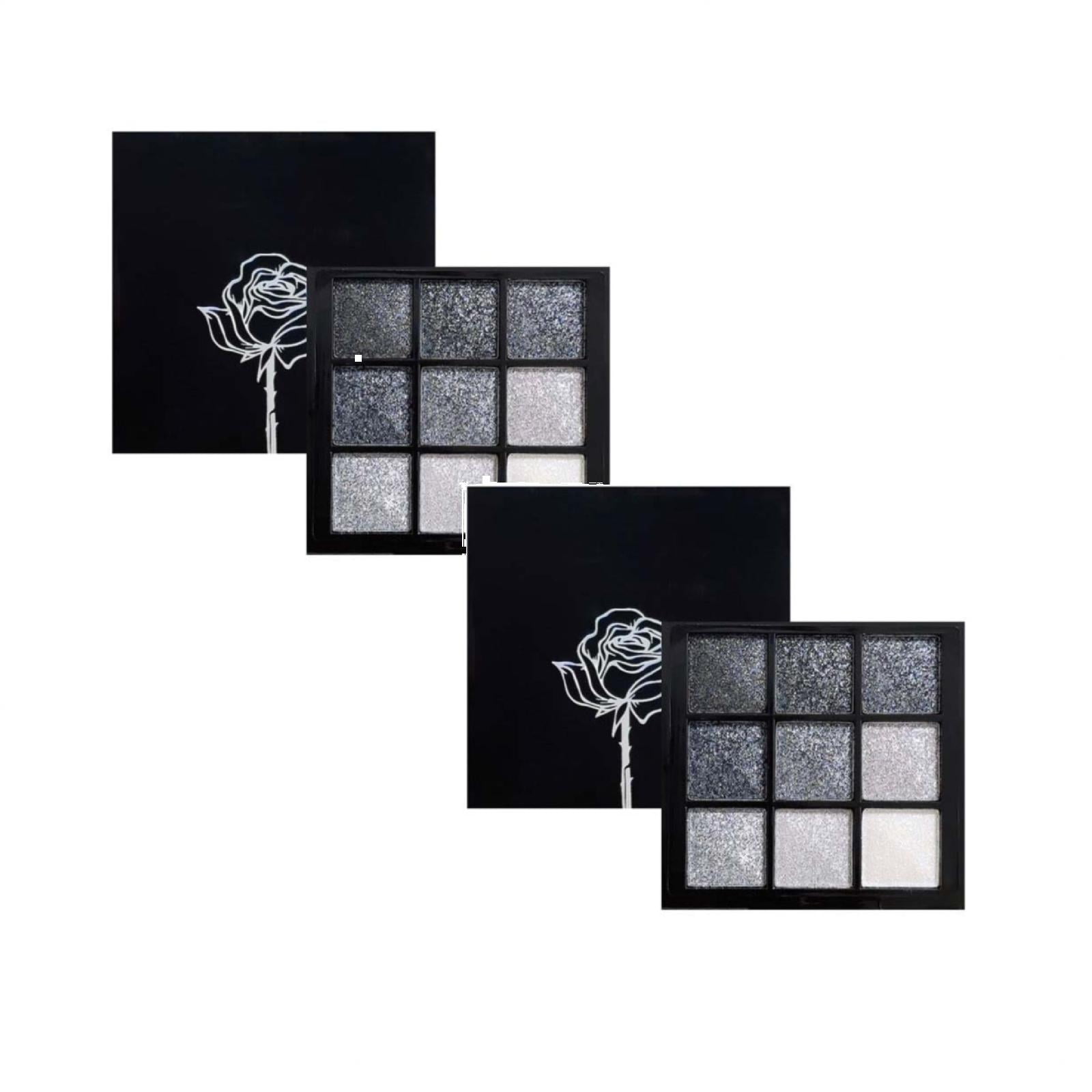 9 Color Smokey Eyeshadow Palette - Highly Pigmented Matte & Glitter ...