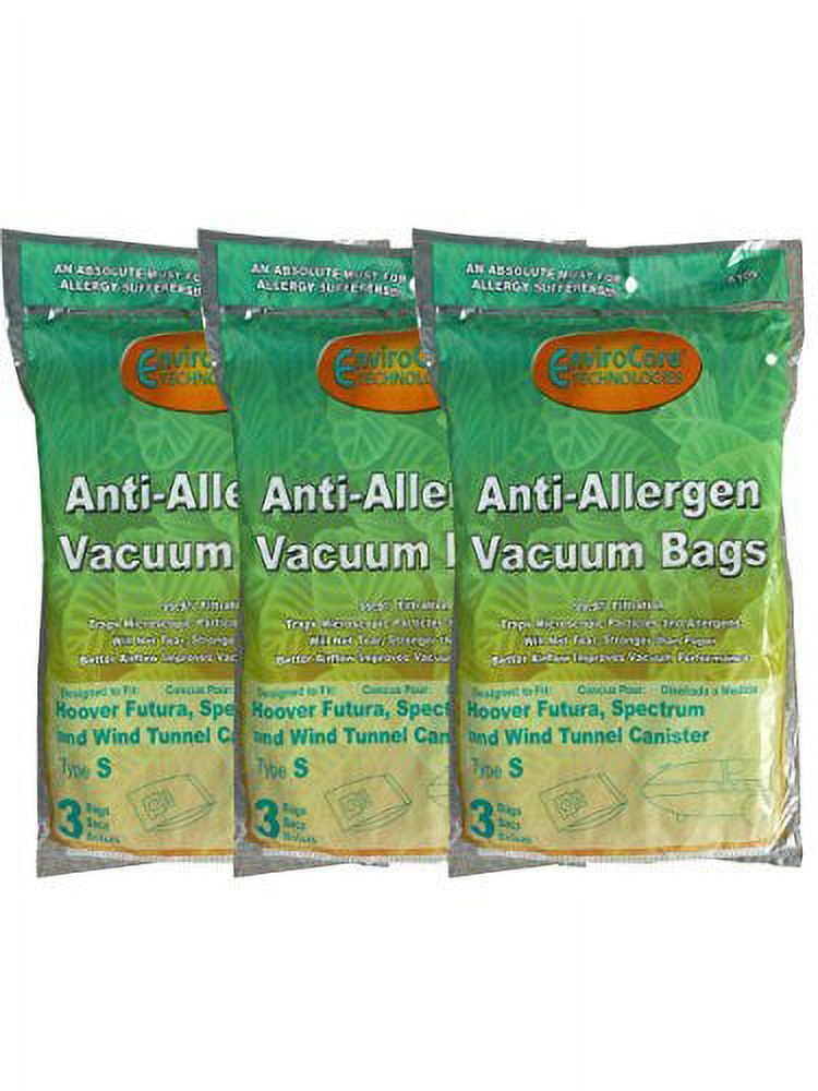 9 Compatible with Hoover Style S HEPA PowerMax Turbo Tank Vacuum Cleaner Bags