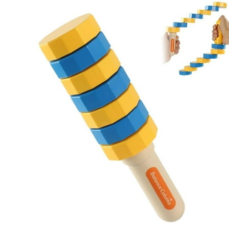 9" Concentration Training Wooden Balance Challenge Set, Beige