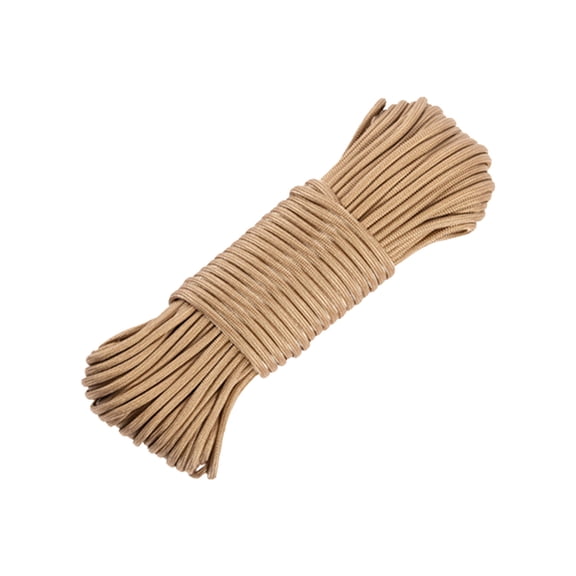 9-Core Nylon Paracord Rope for Camping, Survival, and Emergency Kits - 15 Meter High-Strength Utility Cord