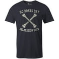 thumbnail image 1 of 9 Crowns Funny Noodles No Bones Pug T-shirt (3XL, NoBone-Navy), 1 of 3