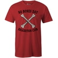 thumbnail image 1 of 9 Crowns Funny Noodles No Bones Pug T-shirt (X-Large, NoBone-Red), 1 of 3