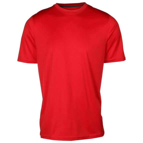 9 Crowns Men's Energy Zone Active Crewneck Shirt (Tango Red, XX-Large)