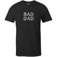 thumbnail image 1 of 9 Crowns Men's Graphic Tee Funny Rad Dad Fathers Day T-shirt (Raddad1-Black, Small), 1 of 3