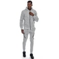 thumbnail image 1 of 9 Crowns Men's Noah Mid-Weight Fleece Lined Sweatsuit Hoodie Pants Set (Medium, Heather Gray), 1 of 1