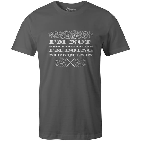 9 Crowns Men's Tee D & D Funny T-shirts (Imnot1-Metal, 3XL)