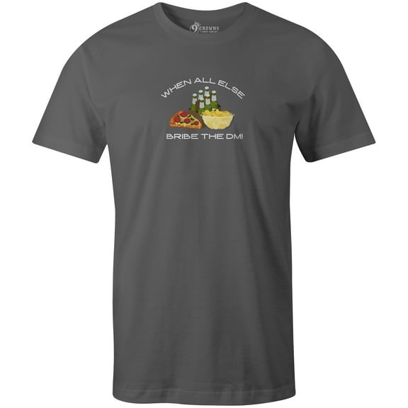 9 Crowns Men's Tee D & D Funny T-shirts (Whenallelse-Metal, Large)